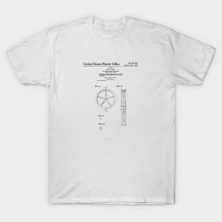 BMX Mag Wheel | Patent Drawing T-Shirt